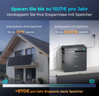 Sunshare Glory 2,0 kWh Balkonkraftwerk mit Speicher | Semi-Solid Batterie | 3200 W PV-Eingang