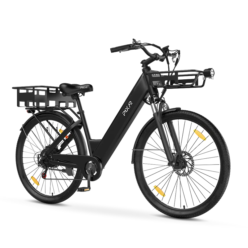 PIXAR C1 E-Bike | City E-Bike mit Samsung Akku & 120 km Reichweite