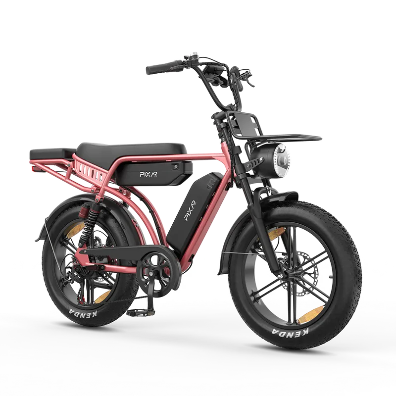 PIXAR M9 E-Bike | Retro Fatbike mit Doppelakku & bis zu 240 km Reichweite