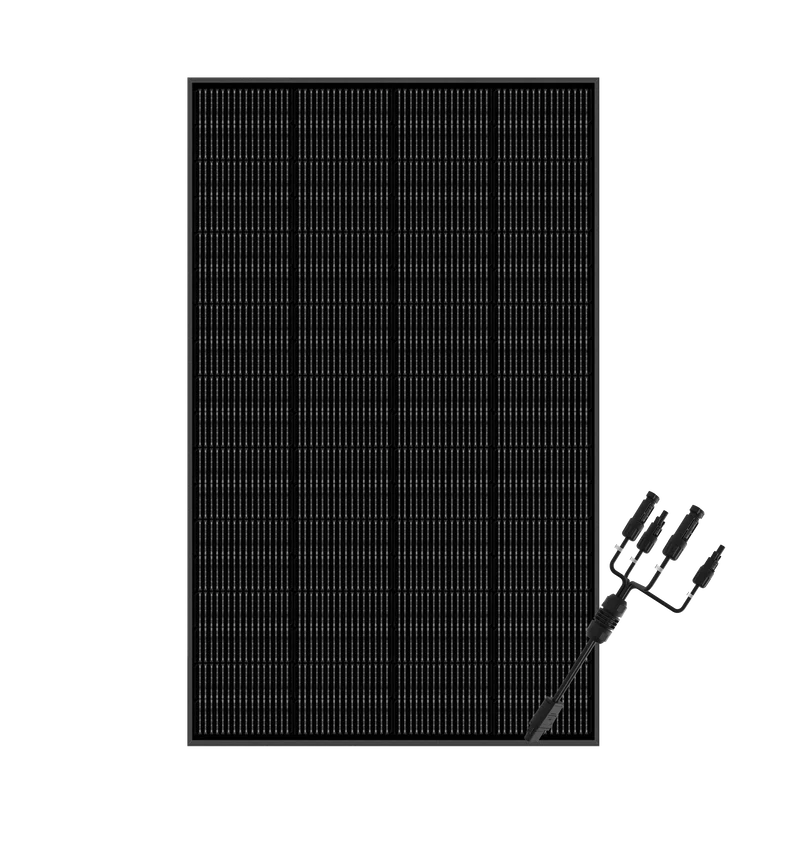 200W N-Type Solarmodul Full Black – Leichtes Balkonkraftwerk Modul