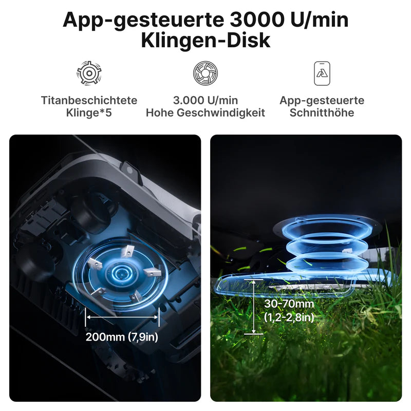 ANTHBOT Genie 800 Mähroboter | RTK, 4G & bis zu 1500 m² Rasenfläche